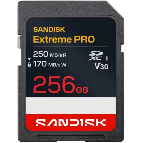 SanDisk - Flash memory card - Extreme Pro SD UHS-I 256GB SD