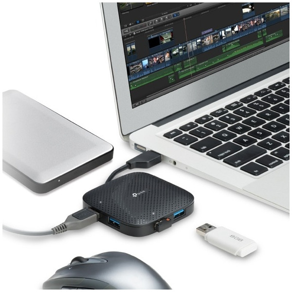 Adaptador HUB TP-Link UH400, USB 3.0, 4 Puertos (UH400)