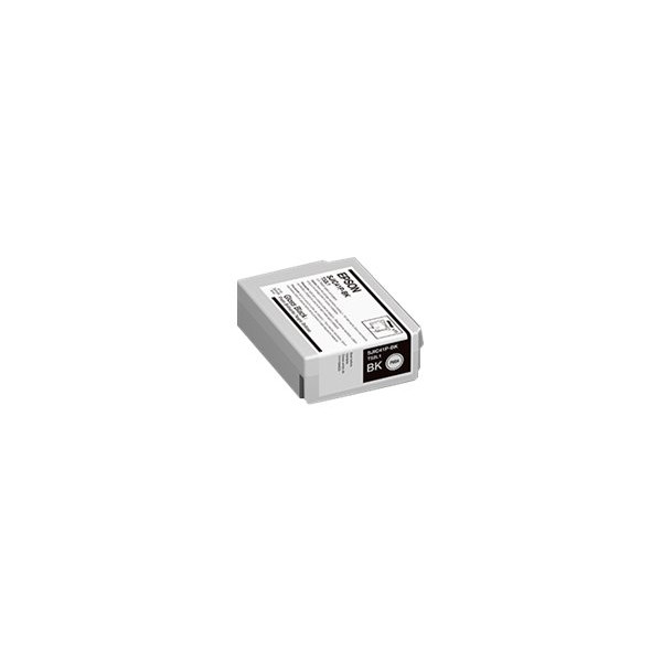 Epson SJIC41P-BK - Negro brillante - original - blíster con alarmas de RF/acústica - cartucho de tinta - para ColorWorks CW-C4000, CW-C4000E (BK) (C13T52L120)