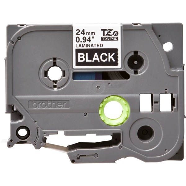 Brother TZe-355 - Autoadhesivo - blanco sobre negro - rollo (2,4 cm x 8 m) 1 cinta(s) tipo laminado - para P-Touch PT-D450, D800, P900, P950; P-Touch Cube Plus PT-P710; P-Touch Cube Pro PT-P910 (TZE355)
