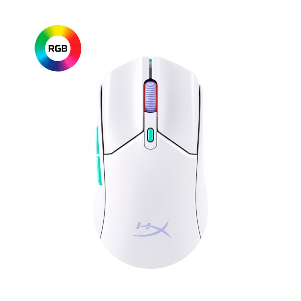 HyperX - Mouse - Wireless - White - Haste 2 Core (8R2E7AA)
