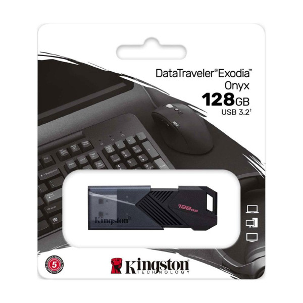 128GB Portable USB 3.2 Gen 1 DataTraveler Exodia O
