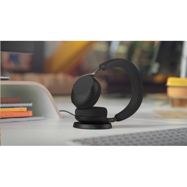 Jabra Evolve3 - Headphones - Wireless - 75 MS Link390c Black (37599-999-899)