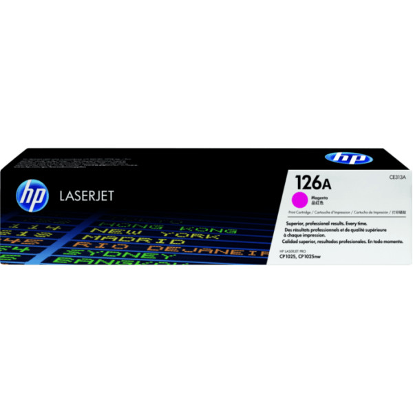 Tóner HP LaserJet Original  126A Magenta