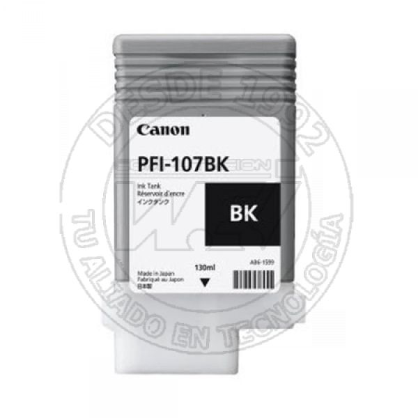 Cartucho de Tinta Canon Pfi-107Bk Negro  (6705B001)