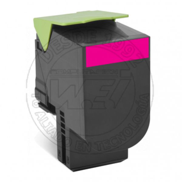  Tóner Y Cartucho Láser Lexmark 80c8hm0 3000pag Magenta (80C8HM0)