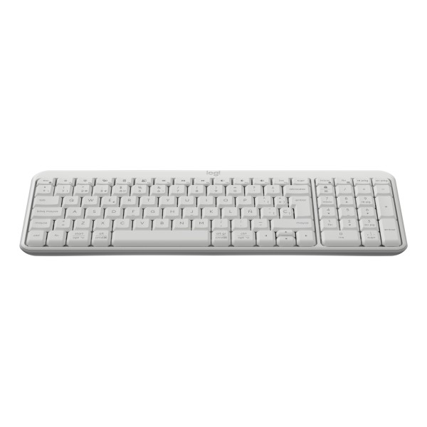 Logitech-K250 Compact Bluetooth Wireless Keyboard - Spanish Off-White (920-013446)