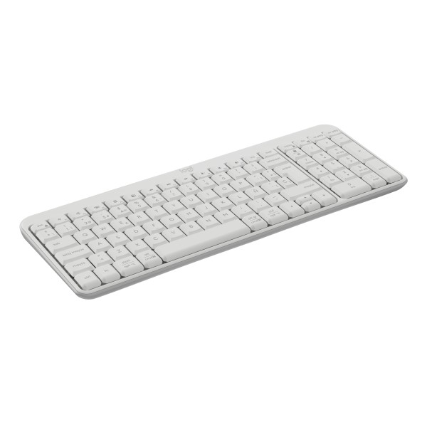 Logitech-K250 Compact Bluetooth Wireless Keyboard - Spanish Off-White (920-013446)