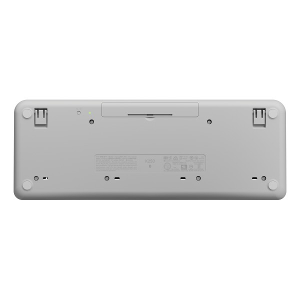 Logitech-K250 Compact Bluetooth Wireless Keyboard - Spanish Off-White (920-013446)