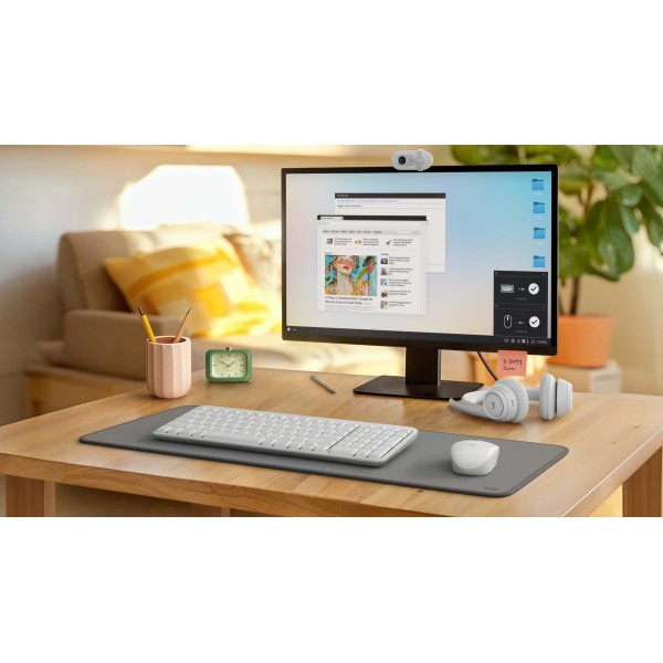 Logitech-K250 Compact Bluetooth Wireless Keyboard - Spanish Off-White (920-013446)