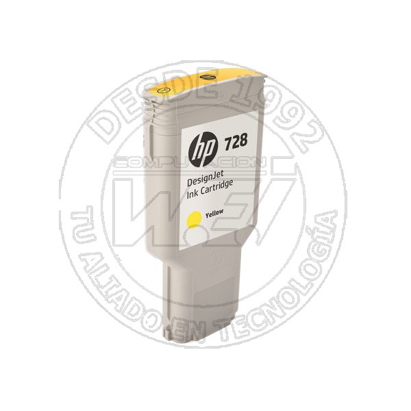 Cartucho De Tinta  
 Designjet 728 Amarillo De 300 Ml (F9K15A)