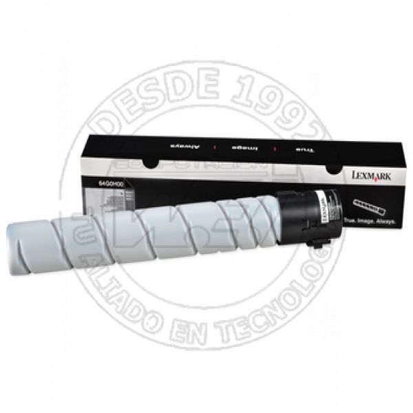 Tóner y Cartucho Láser Lexmark 64G0H00 32500Pag Negro (64G0H00)