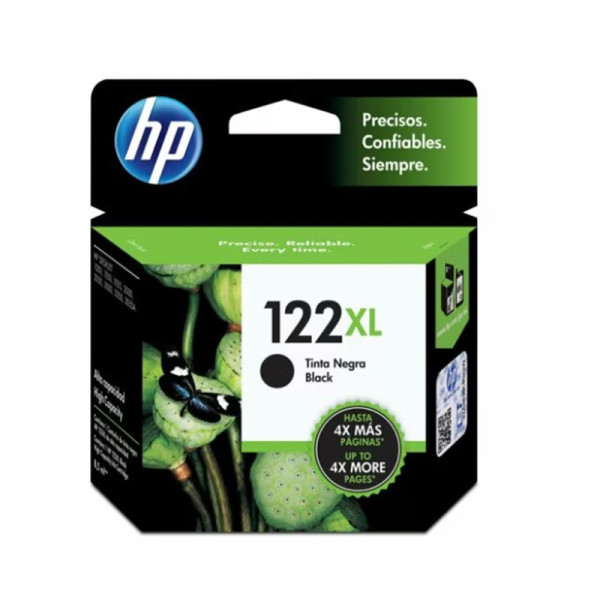 Cartucho de Tinta HP 122XL Color Cian, Alto Rendimiento (CH563HL)