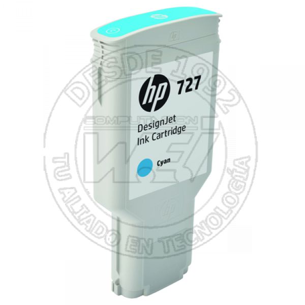 Cartucho De Tinta  
 Designjet 727 Cian De 300 Ml (F9J76A)