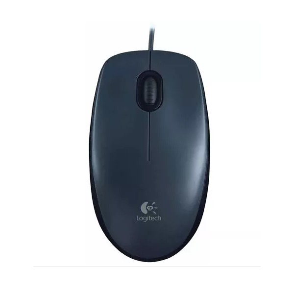 Mouse Usb Ambidextro M90 Negro (910-004053)