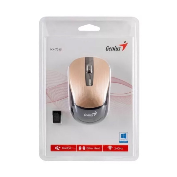 Mouse inalámbrico Genius NX-7015 Gold (31030119103)