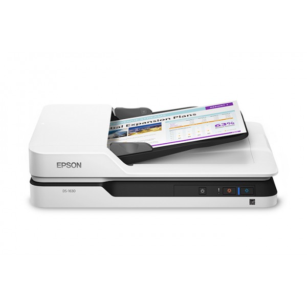 Escáner Epson Ds-1630 Adf 1200 X 1200Dpi A4 Negro, Color Blanco