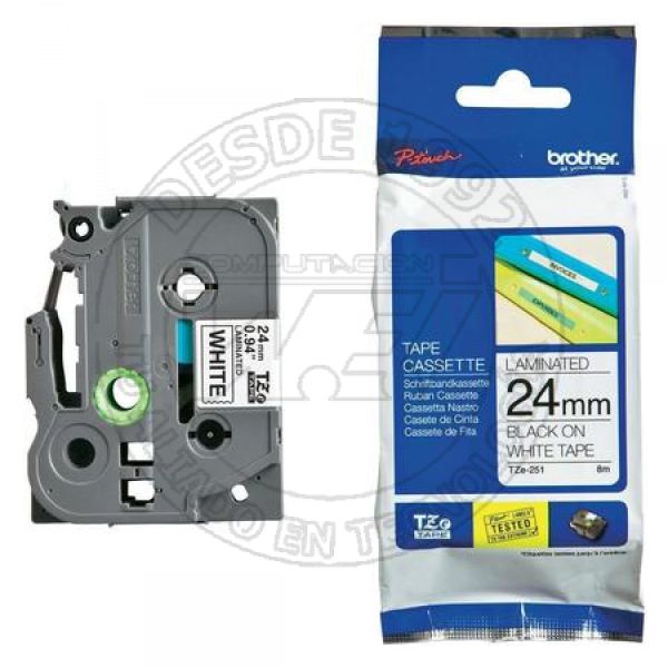 Cinta Para Impresora de Etiqueta Brother  Tze251