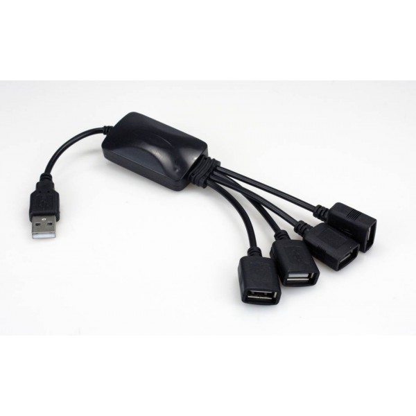 Concentrador Nodo Xtc-320 Usb 2.0 480mbits Negro