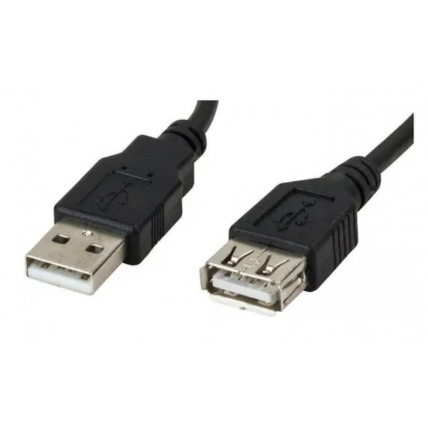 Cable Usb Xtc301 1.8m Usb A Usb A Macho Hembra Negro 