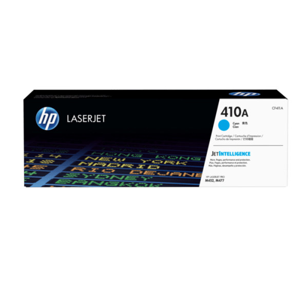 Tóner HP LaserJet Original  410A Cian