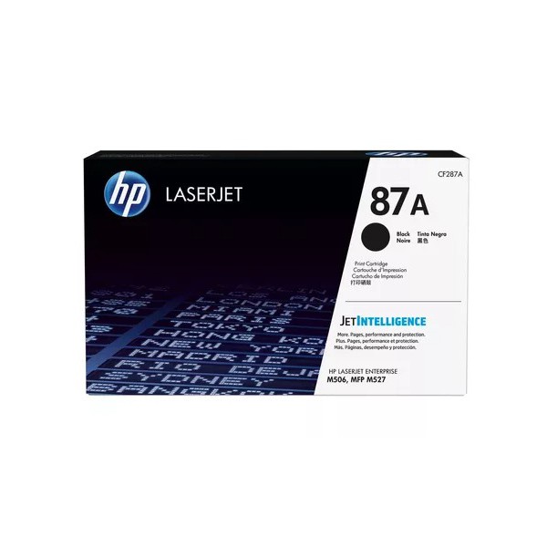 Tóner HP LaserJet Original  87A Negro