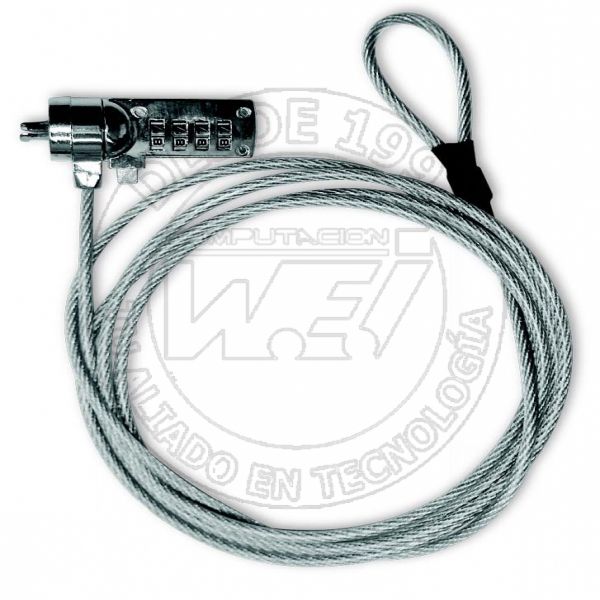 Cable Antirrobo Xta-110 1.8m Plata 
