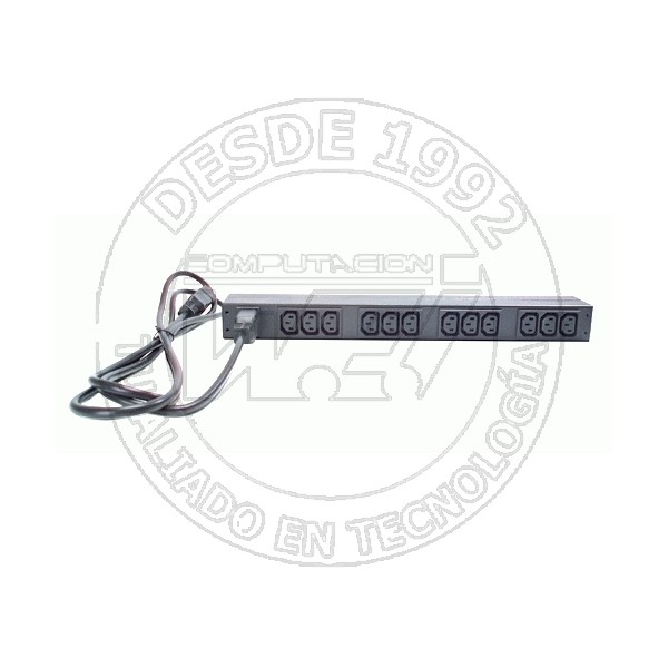 Unidad de Distribución de Energía (Pdu) Basic Rack Pdu 1U Negro  (AP9565)