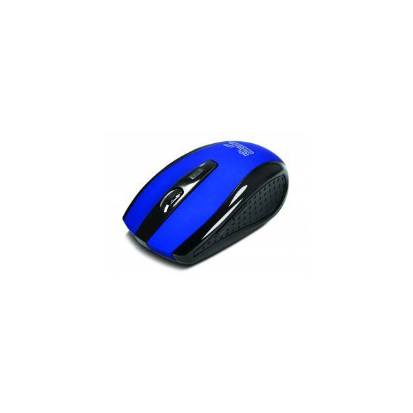Mouse Inalámbrico Optico 1600Dpi Negro Azul (KMW-340BL)