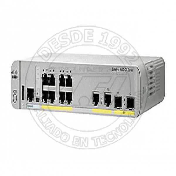 Switch 8 Puertos Administrable 101001000 Poe Ws-C3560cx-8pc-S (WS-C3560CX-8PC-S)