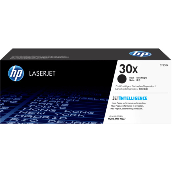 Tóner HP LaserJet Original  30X Negro de Alta Capacidad