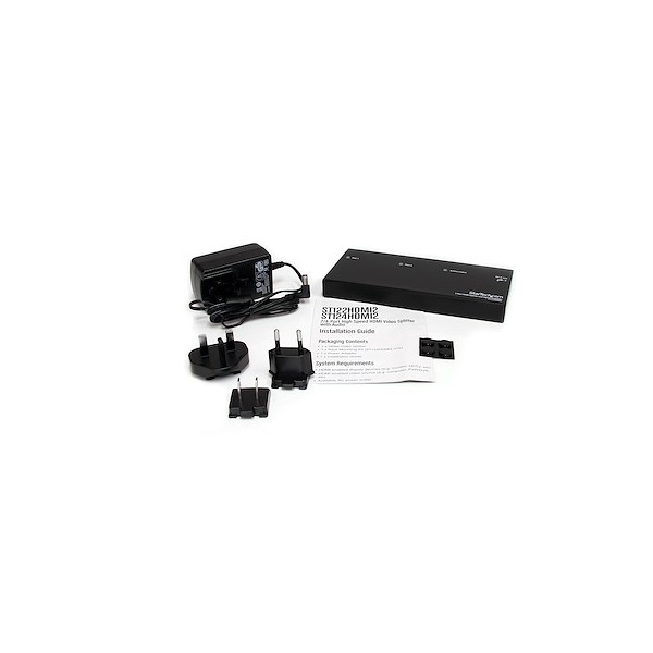 2 Port HDMI Video Splitter & Amplifier (ST122HDMI2)