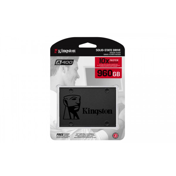 Disco Sólido SSD interno Kingston 960GB SA400S37/960G SATA negro (SA400S37/960G)