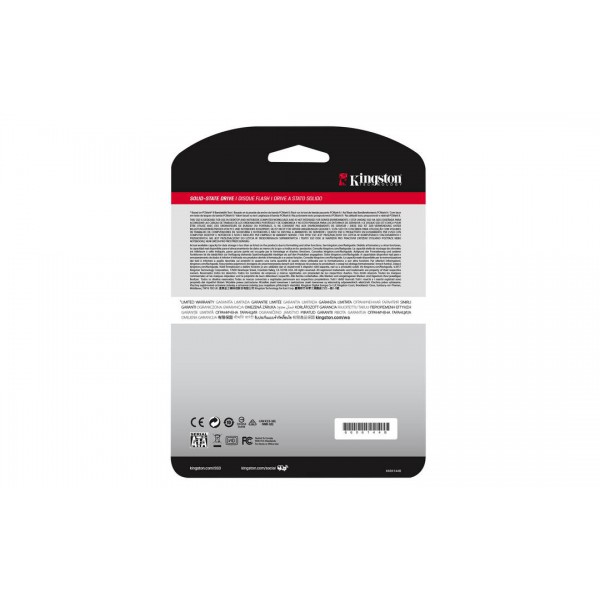 Disco Sólido SSD interno Kingston 960GB SA400S37/960G SATA negro (SA400S37/960G)