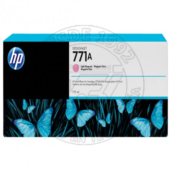 Cartucho de Tinta HP 771A Color Magenta Claro, 775 Ml (B6Y19A)