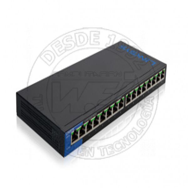 Switch Linksys 16 Puertos LGS116P Gigabit Poe+ (LGS116P)