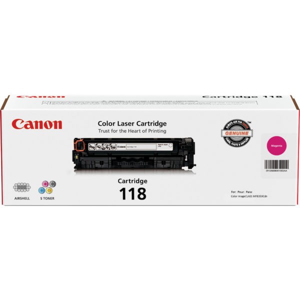 Cartridge 118 Magenta Toner De Laser Magenta (2660B001)