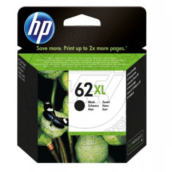 Cartucho de Tinta HP 62XL Color Negro (C2P05AL)