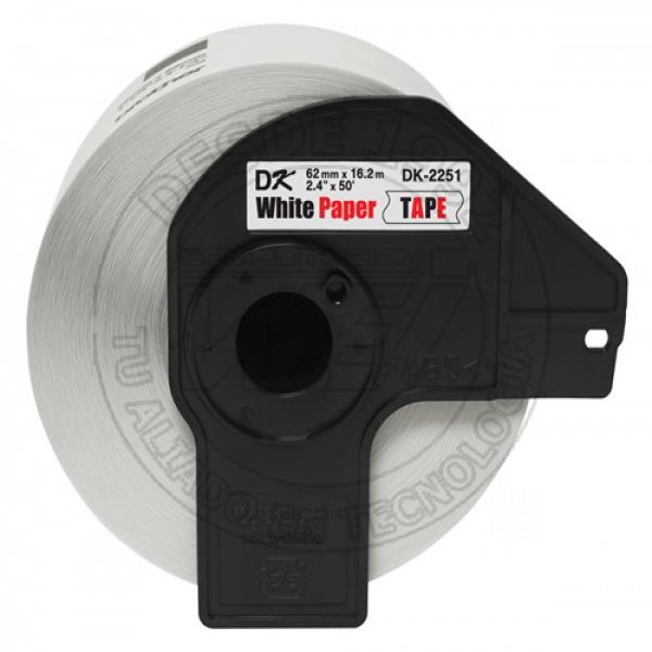 Dk-2251 Negro Y Rojo Sobre Blanco Dk Cinta Para Impresora De E (DK2251)
