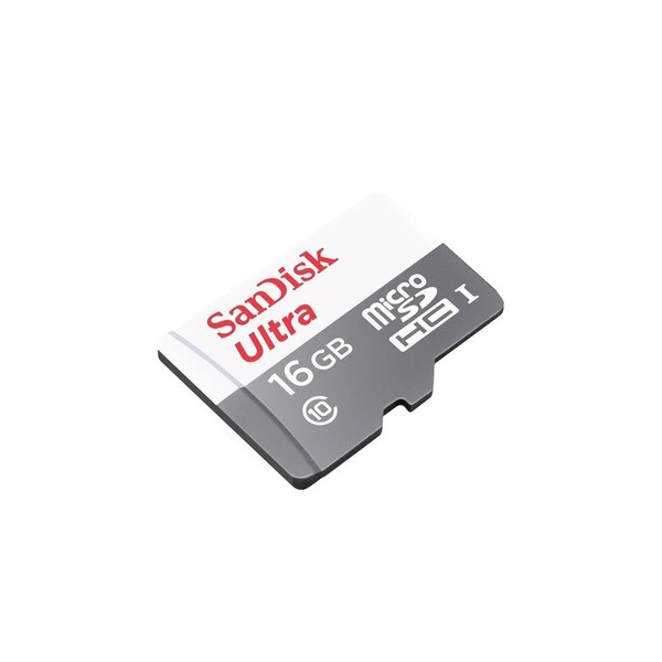 Tarjeta De Memoria Sandisk Ultra Microsdhc 16gb Uhs-I + Sd Adapter Uhs-I C (SDSQUNS-016G-GN3MA)