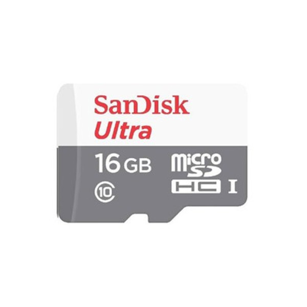 Tarjeta De Memoria Sandisk Ultra Microsdhc 16gb Uhs-I + Sd Adapter Uhs-I C