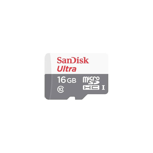 Tarjeta De Memoria Sandisk Ultra Microsdhc 16gb Uhs-I + Sd Adapter Uhs-I C