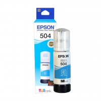 Botella de Tinta Epson T504220-Al Azul Tinta de Impresión y de Dibujo