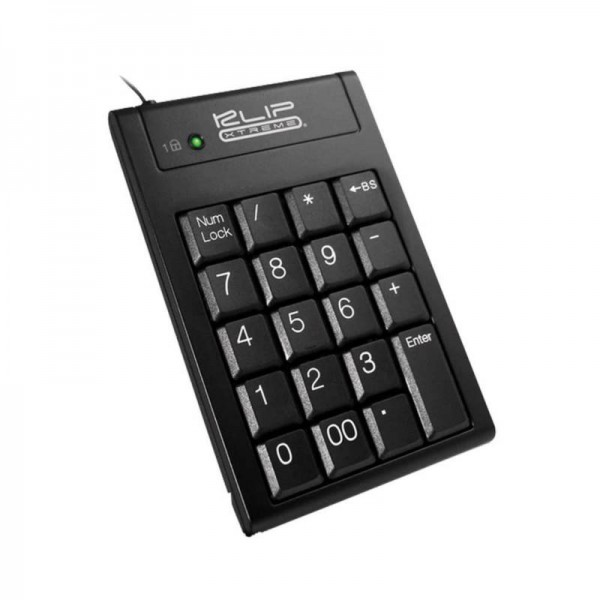 Teclado Númerico  Usb Knp 100 Portátil Negro  (KNP-100)