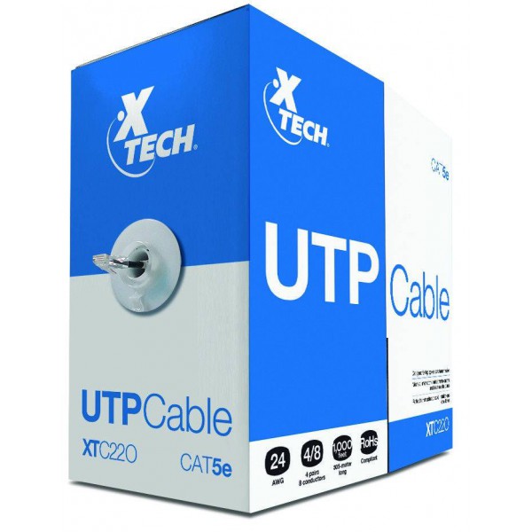 Cable de Red Xtc-220 305M Cat5E Uutp (Utp) (XTC-220)