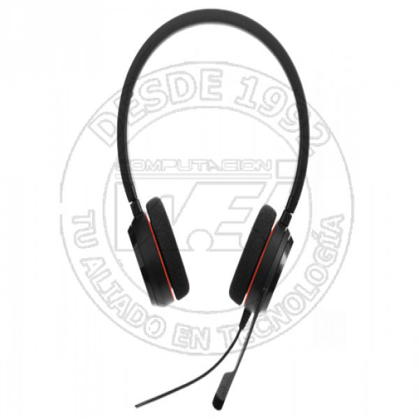 Audífonos con Micrófono Evolve 20 Uc Stereo Binaural Diadema Negro
