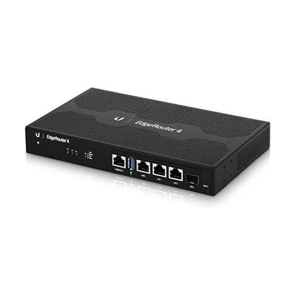 Router Edgerouter 4 Ethernet Negro  (ER-4)