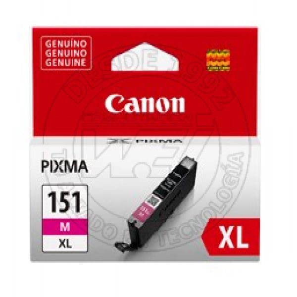 Cartucho De Tinta  
Cli 151 Xl 11ml Magenta 332paginas  (6479B001)