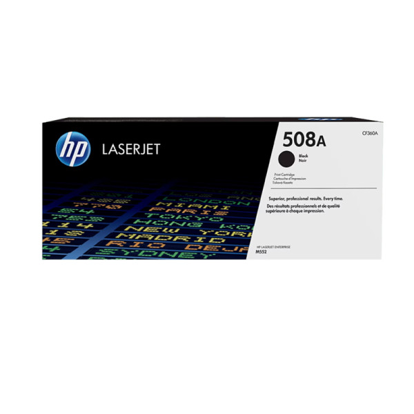 Tóner HP LaserJet Original  508A Negro