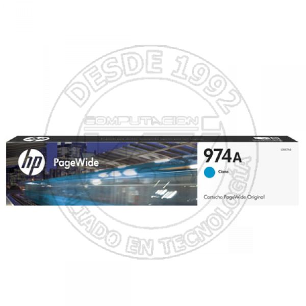 Cartucho de Tinta HP 974A Cian (L0R87AL)